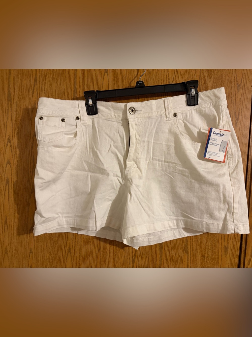 Faded Glory White Women's Jean Shorts